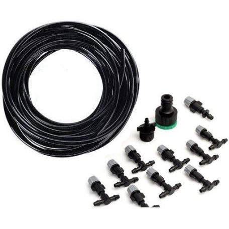 10 méteres párakapu szett, 10 darab szórófejjel 