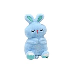   Alvó és lélegző plüss nyuszi, nyugtató alvójáték hanggal és éjjeli fénnyel, Fiús szín