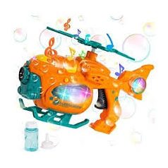Buborékfújó, Színes,  Helikopter, Világít, Zenél