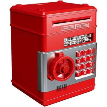 Bank automata érme, Elektronikus ,Készpénzes befizető pult mini széf 