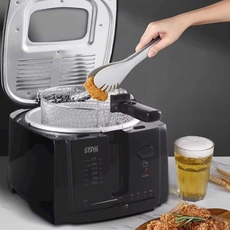 WinningStar , Olajsütő , 3 L , 1600 W , fekete