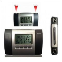 Dupla projektoros asztali óra, időjárás állomás