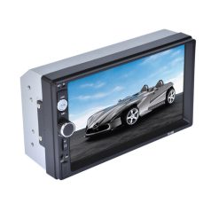   7" LCD autós multimédia egység, Mp5, Bluetooth, 2DIN + Tolatókamera