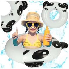 Felfújható, Úszógumi,  Panda 80cm, 60kg