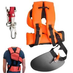   Fűkasza heveder,  ergonomikus, párnázott ,  kényelmes és állítható vállpánttal 70-180 kg-ig