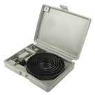 Lyukfűrész készlet , 16 részes , műanyag bőröndben ,fához, fémhez, műanyaghoz , 19-127mm