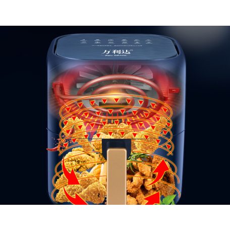Air fryer sütő,  6,8 literes