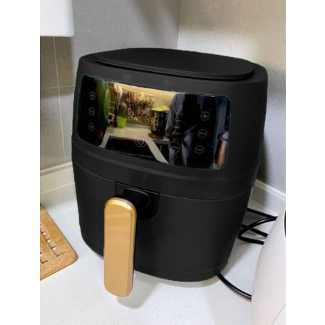  2400W légkeveréses sütő fekete