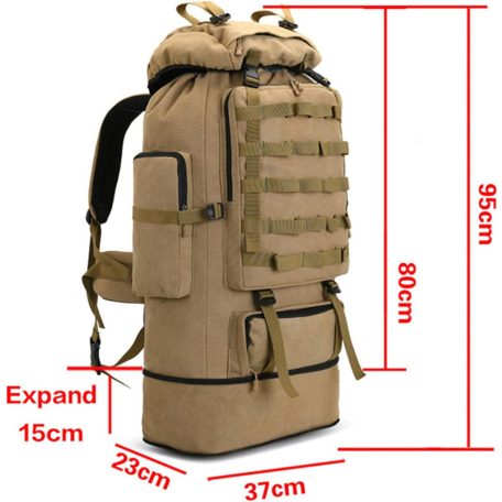 100 literes taktikai hátizsák