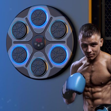 Falra szerelhető zenélő boxgép+kesztyű - Bluetooth, USB töltés, beépített hangszóró