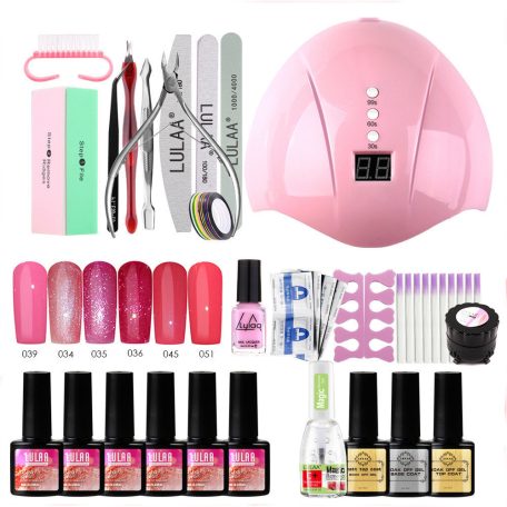 Színes körmös készlet kiegészítőkkel