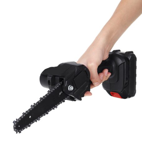 Sokoldalú, Akkumulátoros kézi láncfűrész 6 inch-es dupla akkumulátorral