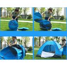 1 személyes kemping sátor 195x100x100cm