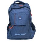 Nagyméretű hátizsák, iskolatáska, 4 cipzáras rekesz