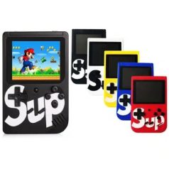   Retro kézi játékkonzol, 8 bit, 2,5" LCD, 400+ integrált játék, AV kábel, TV kimenet