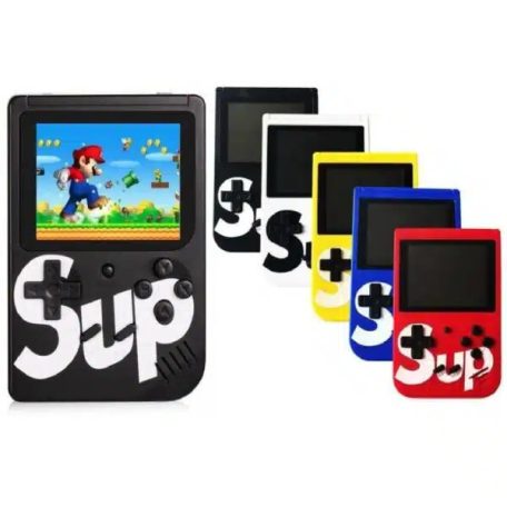Retro kézi játékkonzol, 8 bit, 2,5" LCD, 400+ integrált játék, AV kábel, TV kimenet