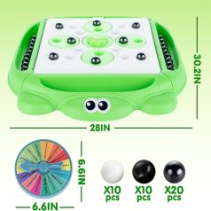 44 darabos mágneses táblajáték, logikai társasjáték