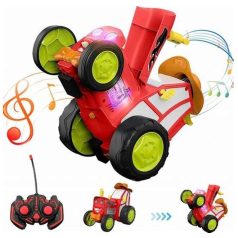   Távirányítós bolondos traktor, hang és fényhatásokkal, ugrál és táncol