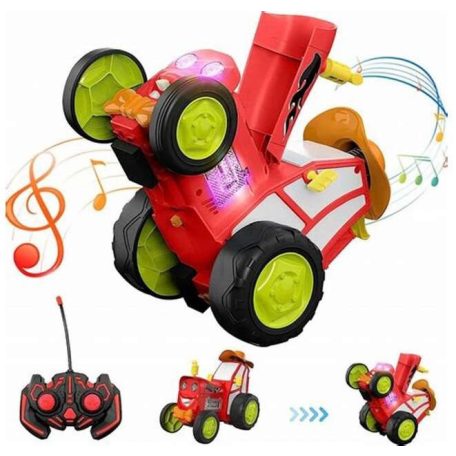 Távirányítós bolondos traktor, hang és fényhatásokkal, ugrál és táncol