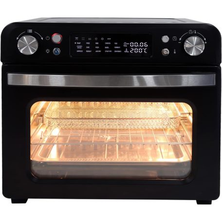 Abossk Air Digitális kijelzős légkeveréses sütő 25L 1700W - fekete