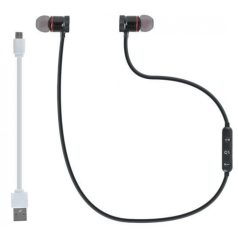   Bluetooth sport fülhallgató szilikon fülpárnákkal, mikrofonnal, 10m hatótáv 