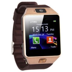    Bluetooth Smart Watch okosóra SIM kártya foglalattal kamerával, Arany 