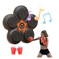    Intelligens zenés box gép, Bluetooth, 2db kesztyű, 40cm átmérő, felnőtteknek és gyerekeknek 