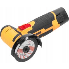   Akkumulátoros sarokcsiszoló, polírozógép, 36V, 75mm, 2db akkuval