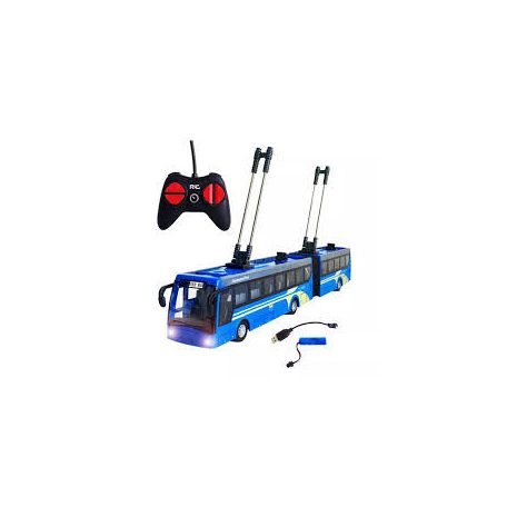 Távirányítós városi csuklós busz fényekkel