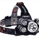 Nagy fényerejű 5 lámpás akkus fejlámpa 