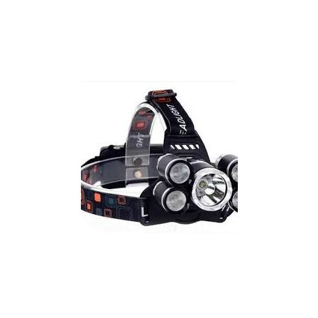 Nagy fényerejű 5 lámpás akkus fejlámpa 