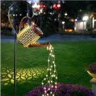  Napelemes kültéri locsolókanna dekor lámpa, 70cm állvánnyal, 37LED-es microLED fényfüzérrel 