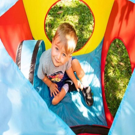 3 részes gyerek játszósátor alagúttal, hordtáskával 