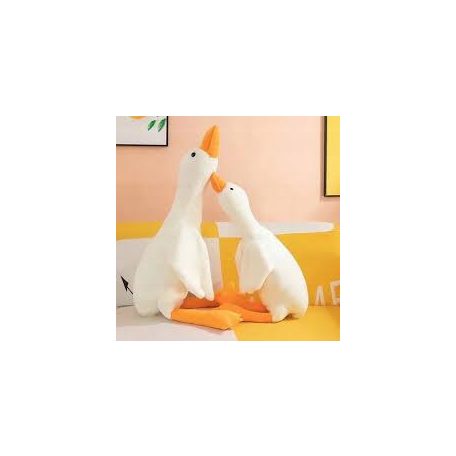 Nagyméretű Plüss liba, 90cm, Fehér