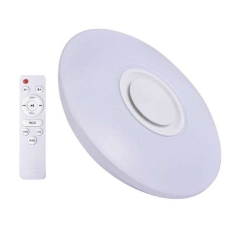 Smart Lamp - Intelligens RGBW mennyezeti UFO lámpa Bluetooth hangszóróval, 3000-6500K