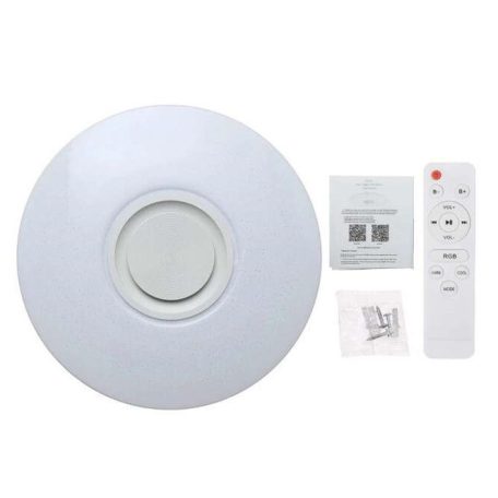 Smart Lamp - Intelligens RGBW mennyezeti UFO lámpa Bluetooth hangszóróval, 3000-6500K