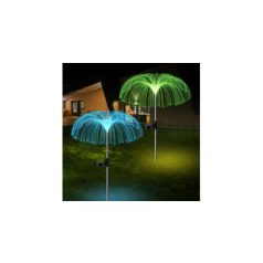 2db Napelemes RGB LED dekor pálma hangulatlámpa, kültéri