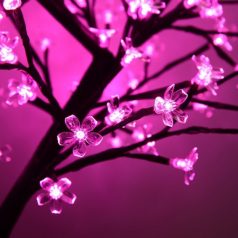   Dekorációs Sakura Led fa, 92db led, 130cm, Választható színben