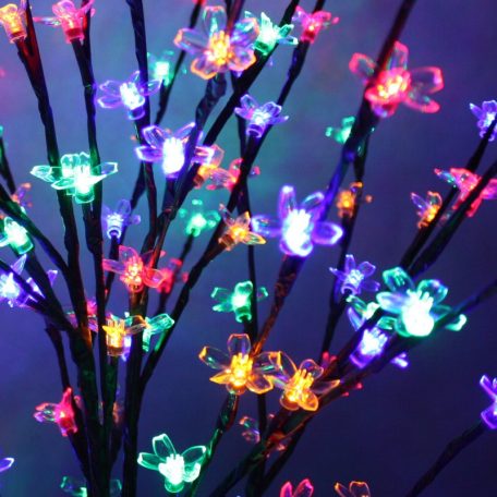 Dekorációs Sakura Led fa, 92db led, 130cm, Választható színben