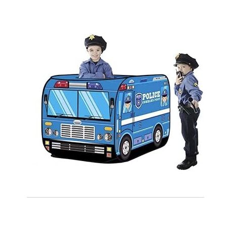 Gyermek játszósátor, rendőrautó