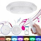 Smart Lamp - Intelligens RGBW dupla mennyezeti lámpa Bluetooth hangszóróval, 3000-6500K