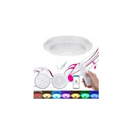Smart Lamp - Intelligens RGBW dupla mennyezeti lámpa Bluetooth hangszóróval, 3000-6500K