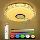 Smart Lamp - Intelligens RGBW mennyezeti lámpa Bluetooth hangszóróval, 3000-6500K