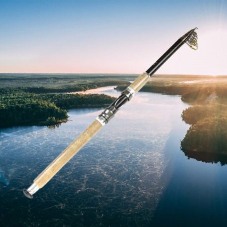 Teleszkópos fenekező-pontyozó 2,7m hosszú karbon horgászbot