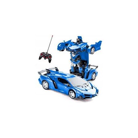 2 in1 Transformer átváltozó autó robot távirányítóval, Kék