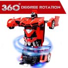 Transformers 2 in1 játék – robot szuperhőssé alakítható távirányítós autó, Piros