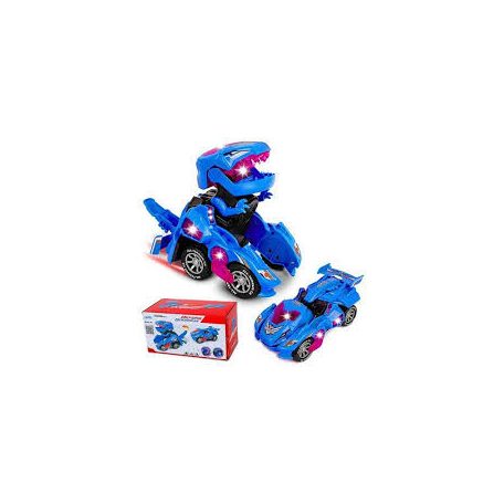 2in1 Transformer átváltozó dinoszaurusz autó LED világítással