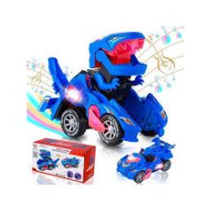   2in1 Transformer átváltozó dinoszaurusz autó LED világítással