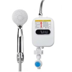   Átfolyós vízmelegítő zuhanyzóval, 1,5m gégecsővel, 3500W